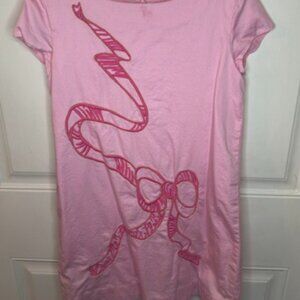 Lilly Pulitzer Lolly with Velvet Bow Dress in Pink - Size 7